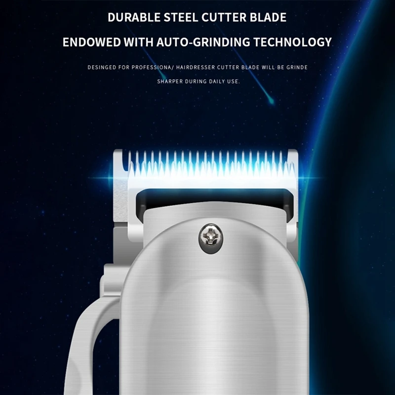 

Hair Clippers 2000MAh Battery Long Endurance Hair Trimmer for Barber Type-C USB Rechargeable Trimmer for Men