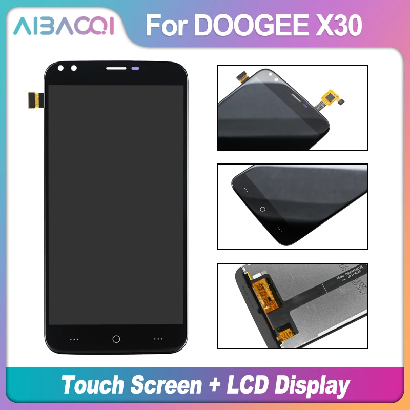 AiBaoQi Новый сенсорный экран ЖК дисплей рамка для телефона Doogee X3/X5 Max/X5S/X5 Pro/X5/X9