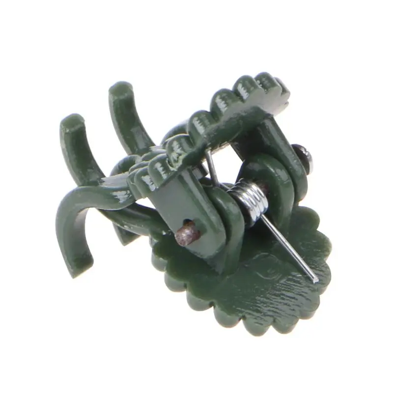 

C5AD 20 Pcs Plastic Plant Fix Clips Orchid Stem Vine Support Vegetables Farm Flowers Fruit Tied Bundle Clamping Gardening