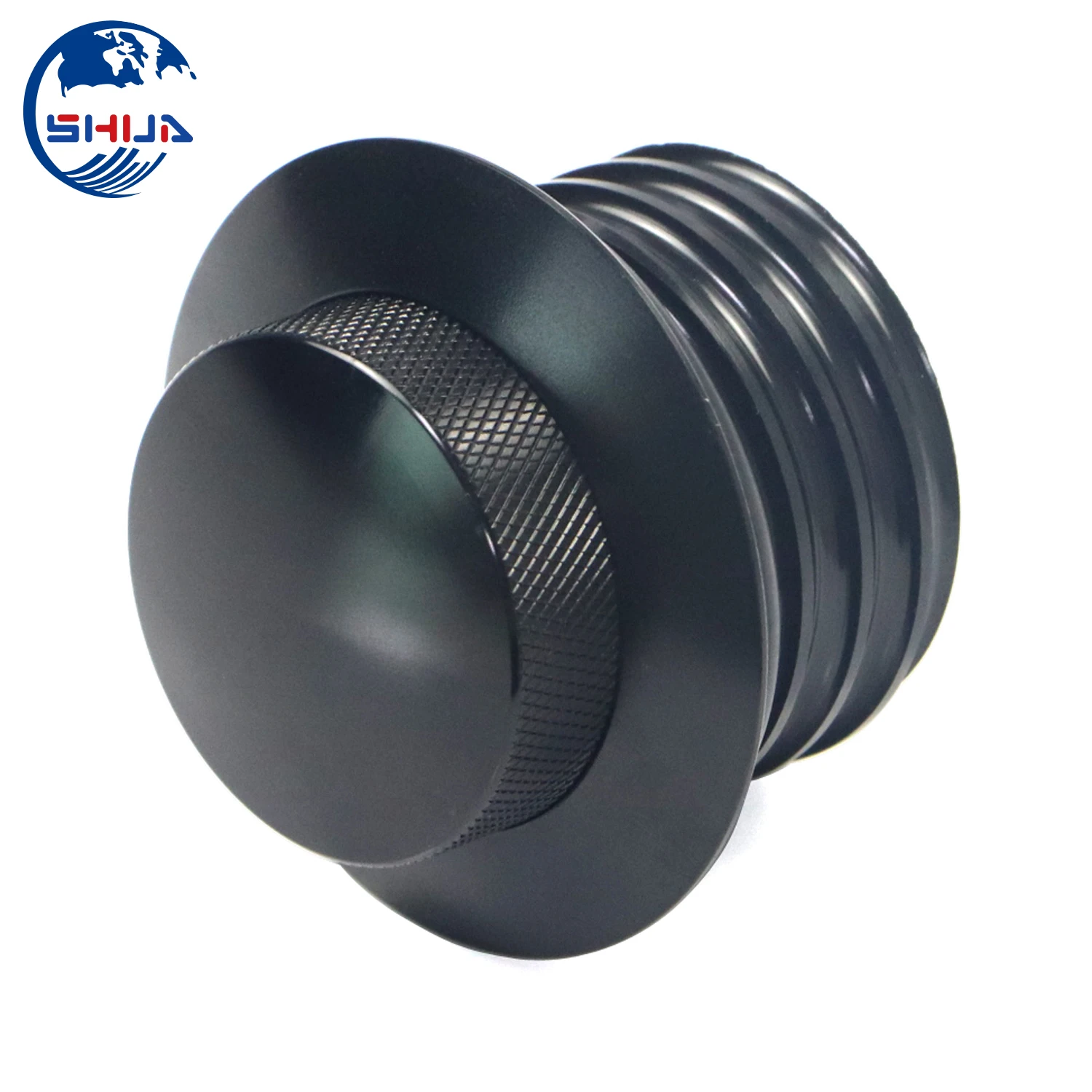 Выдвижная газовая Крышка для мотоцикла резервуар с правой резьбой черная крышка