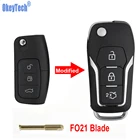 Чехол-книжка для Ford Focus 2, 3, mondeo, Fiesta, корпус автомобильного ключа дистанционного управления дюйма