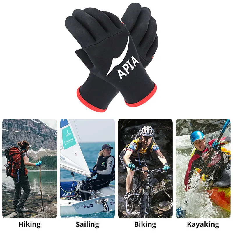 Рыболовные Перчатки японские APIA гребные мужские водонепроницаемые