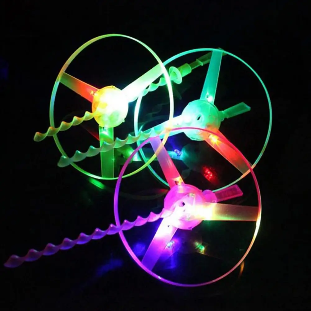 Детские уличные летающие сказочные пластиковые игрушки Светящиеся бамбуковые