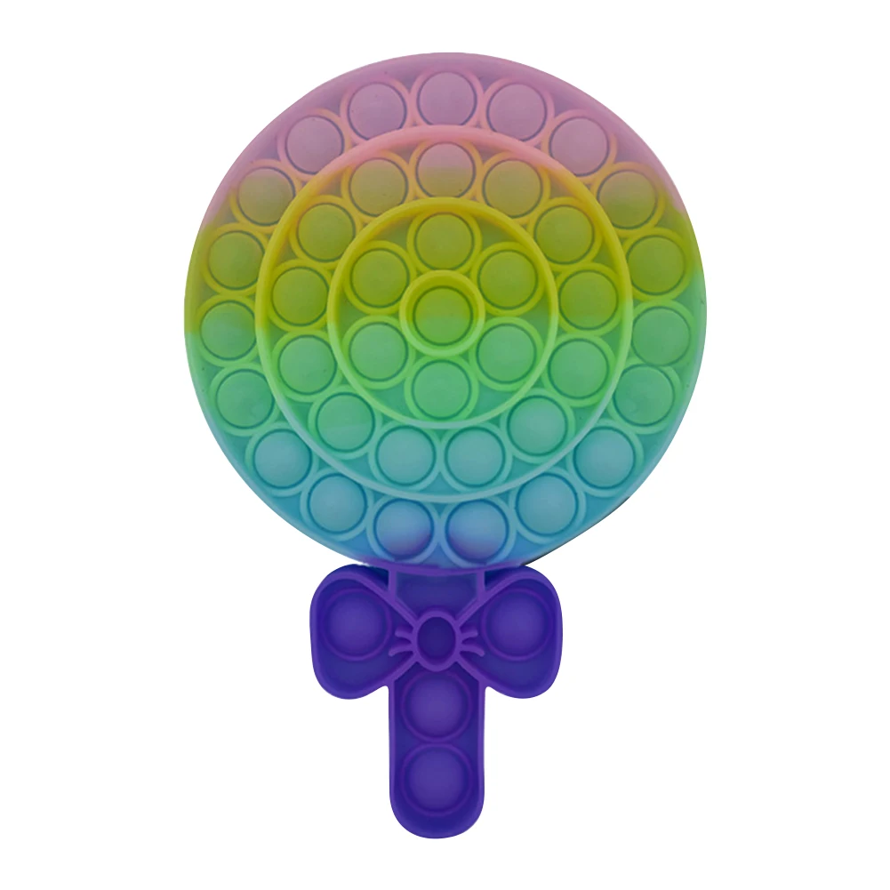 Juguete antiestr&eacute;s que brilla en la oscuridad para ni&ntilde;os, juguete sensorial para aliviar el estr&eacute;s, con burbujas, fluorescencia luminosa-3