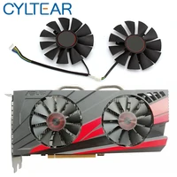 t128010sh 75mm dc 12v 0 25a cooler fan for asus strix gtx1050 ti gtx 1050ti rx 460 rx560 fan graphic card with