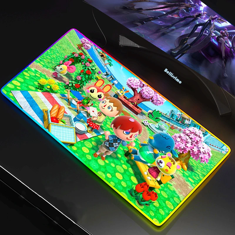 

Животные рождественские Tappetino Мышь 80x30 Rgb Led Alfombrilla игровой для коврового покрытия Мышь Pad XXL 90x30 Компьютерные аксессуары Pc Gamer Коврик Для Мыши ...