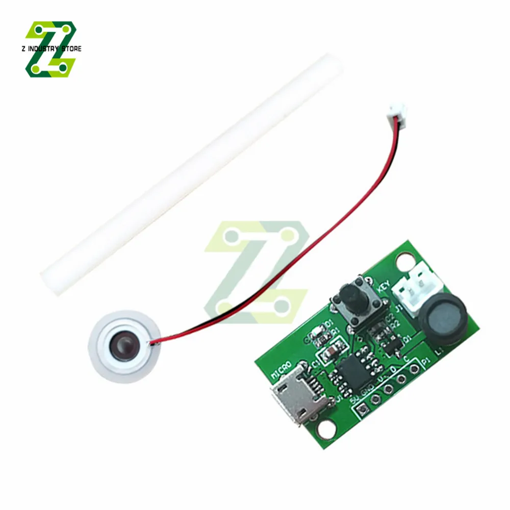 

USB Mini Humidifier DIY Kits Mist Maker and Driver Circuit Board Plate Accessories Ultrasonic Humidifier Rubber Gasket Module