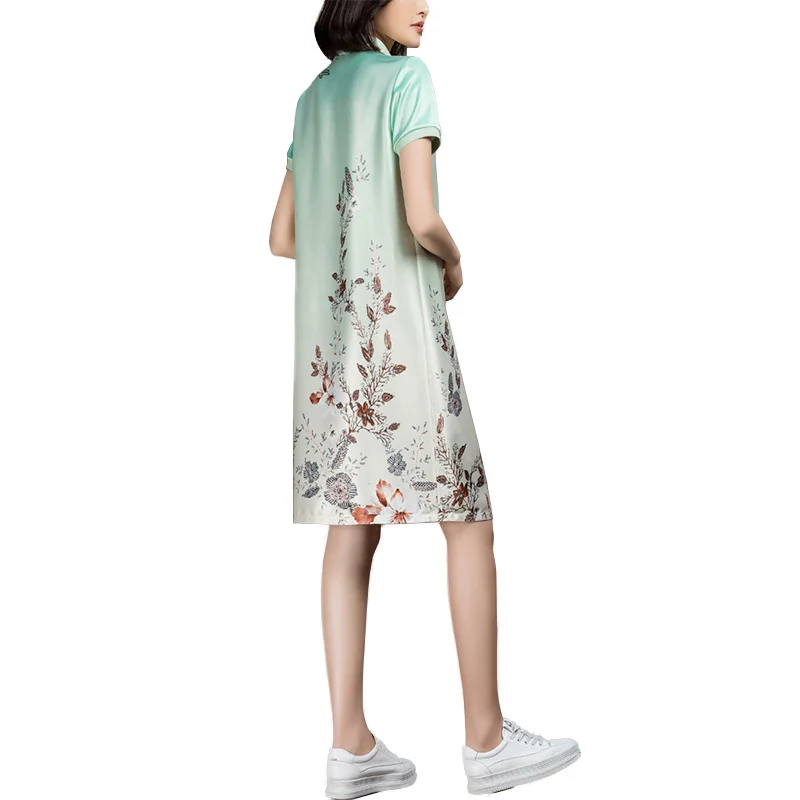 

Summer Loose 2021 Casual Comfortable Short Sleeve Straight Dress for Women