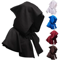 parties cosplay death cloak costumes halloween carnival adults hooded cloak retro renaissance priest witch wizard devil cape hot