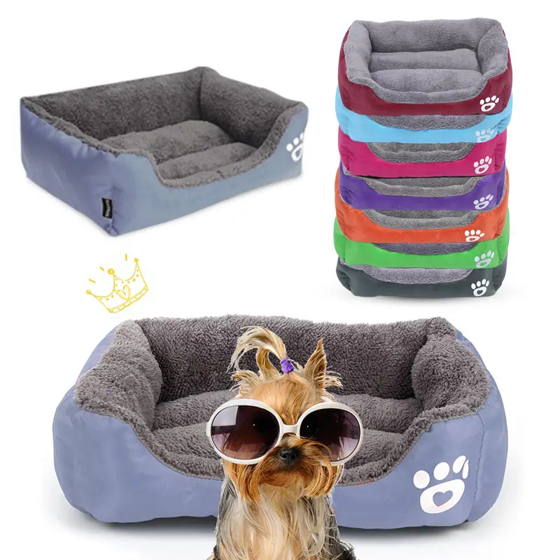 Красочные лапы собаки любимчика диван-кровать Водонепроницаемый дно 8 цветов