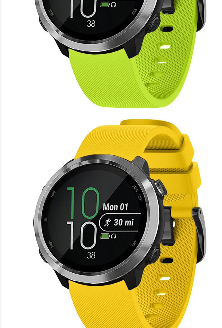 L/S цветной мягкий силиконовый сменный ремешок для Garmin vivoactive 3 vivoactive3 vivomove3 HR умный Браслет для Forerunner 645