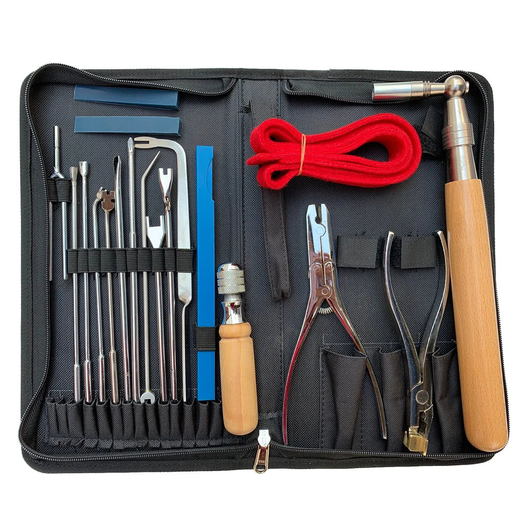 

Набор инструментов для настройки пианино, гаечный ключ для настройки пианино, 19 шт.