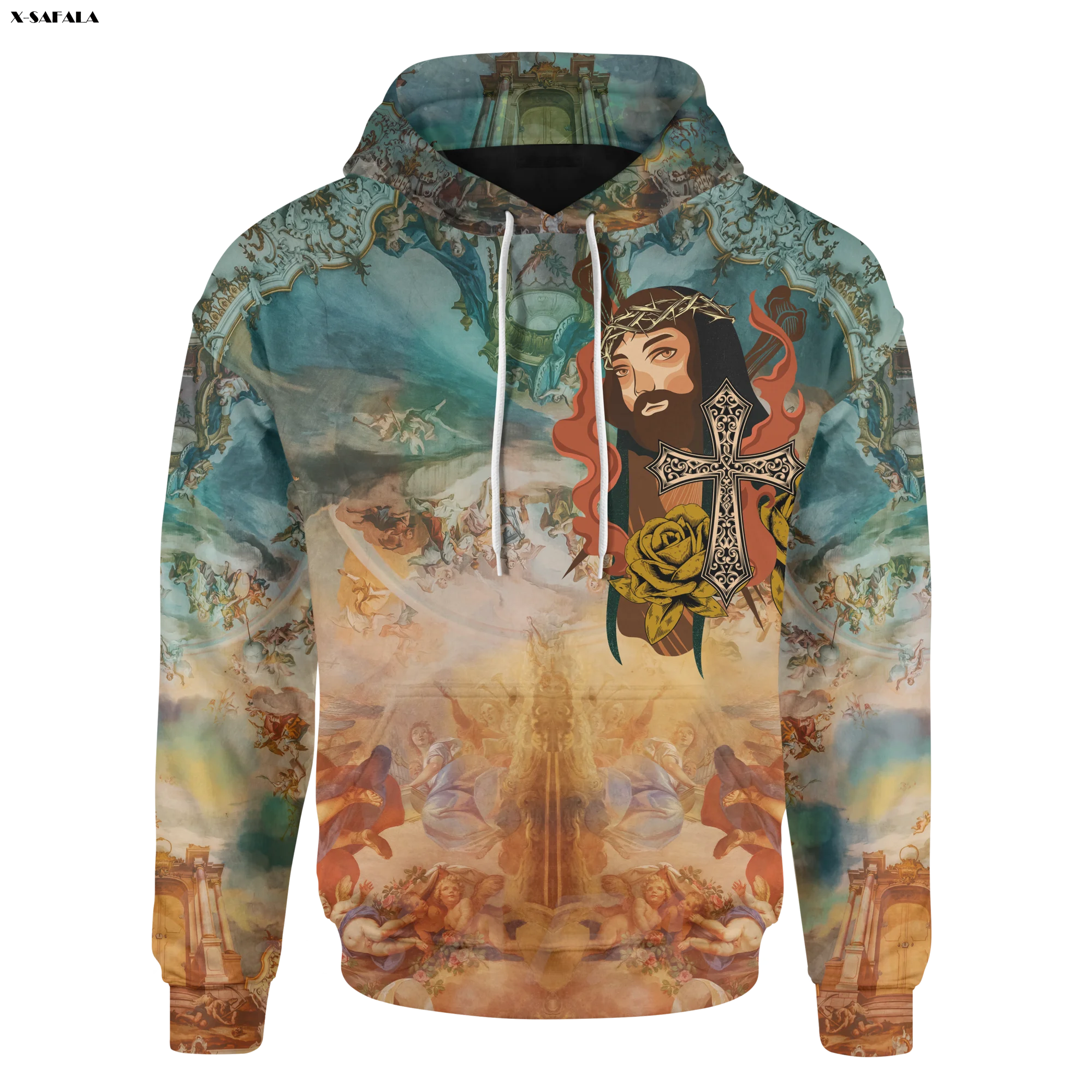 

Jesus Christian Skull God Cross Latest Design 3D Printed Man Female Zipper HOODIE 5 Pullover Sweatshirt Hooded Jersey Tracksuits
