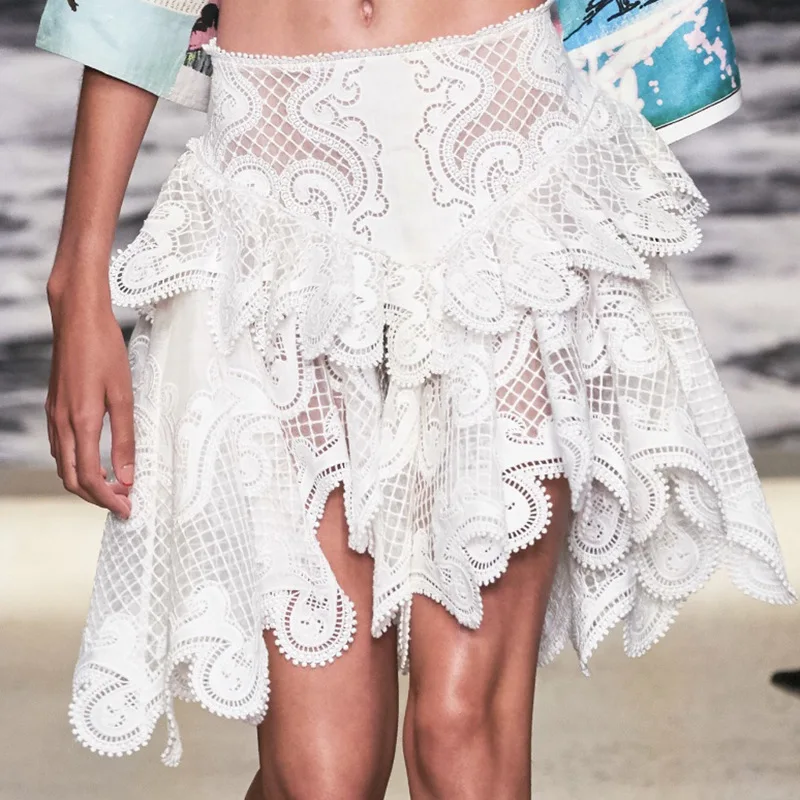 Женский комплект из 2 предметов роскошная кружевная блузка с рукавами-фонариками