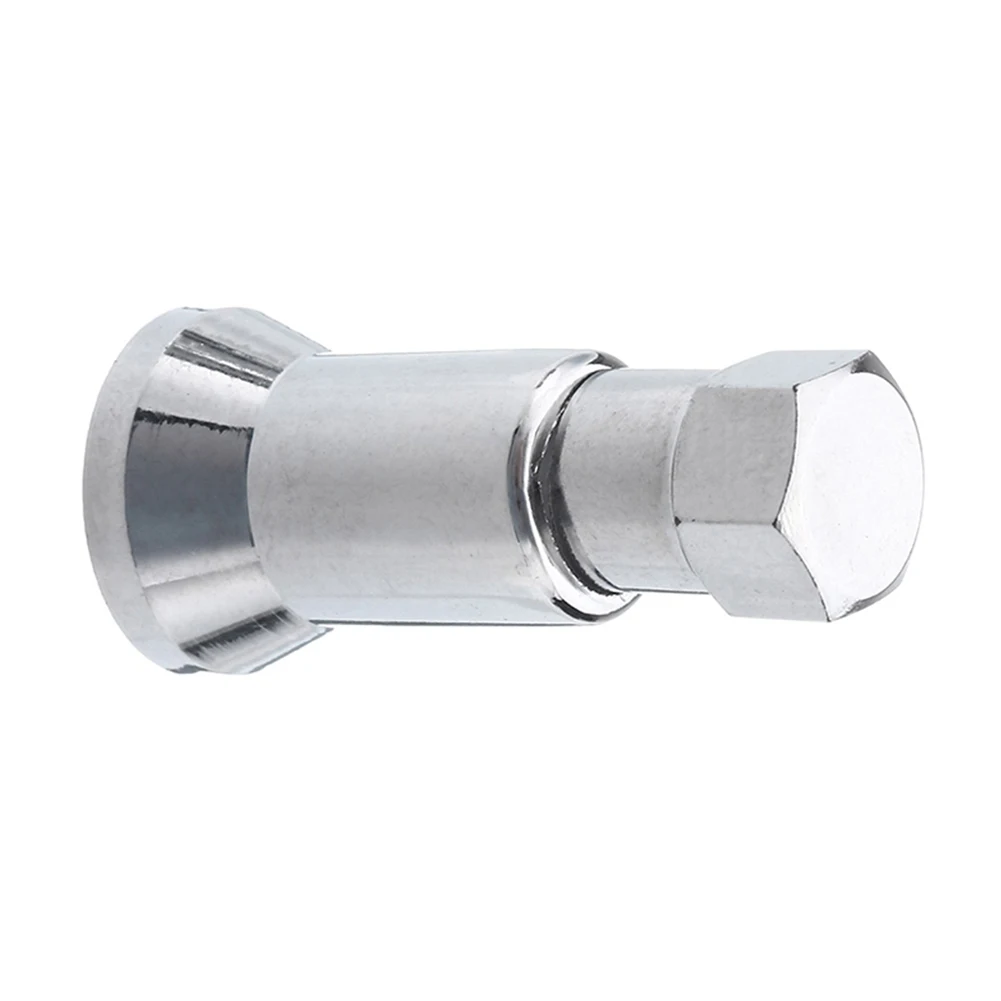 

2021 Automobiles 12Pcs/set TR413 Chrome Car Truck Tire Wheel Tyre Valve Stem Hex Caps Case w/ Sleeve Cover Left Right Front Rear