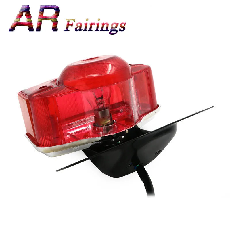 Задний светильник тормоз и 6 В лампа задний фонарь номерной знак кронштейн для Honda