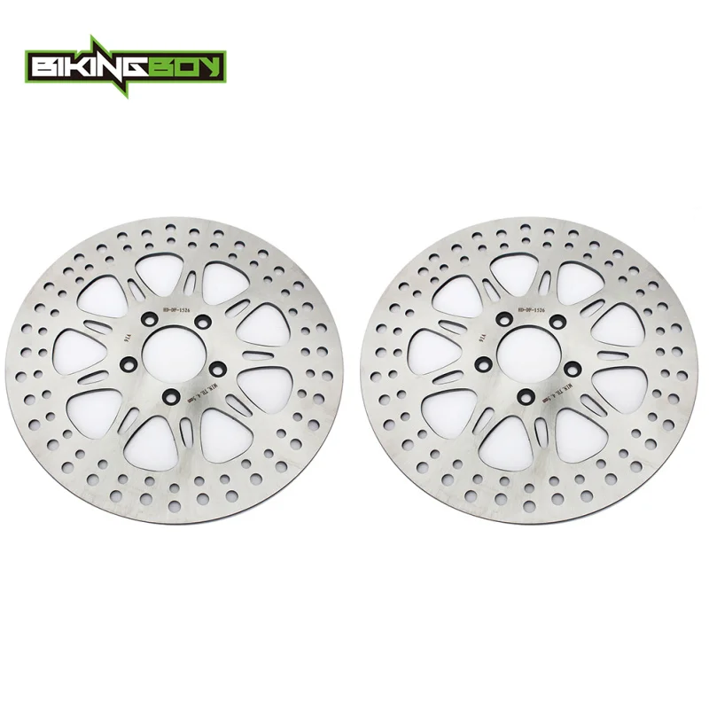

Диски тормозные передние BIKINGBOY, диски для Харлей FLHR Road King FLHX Street Glide FLTR FLHR FLTRX FLHT Electra Glide FLHP 11
