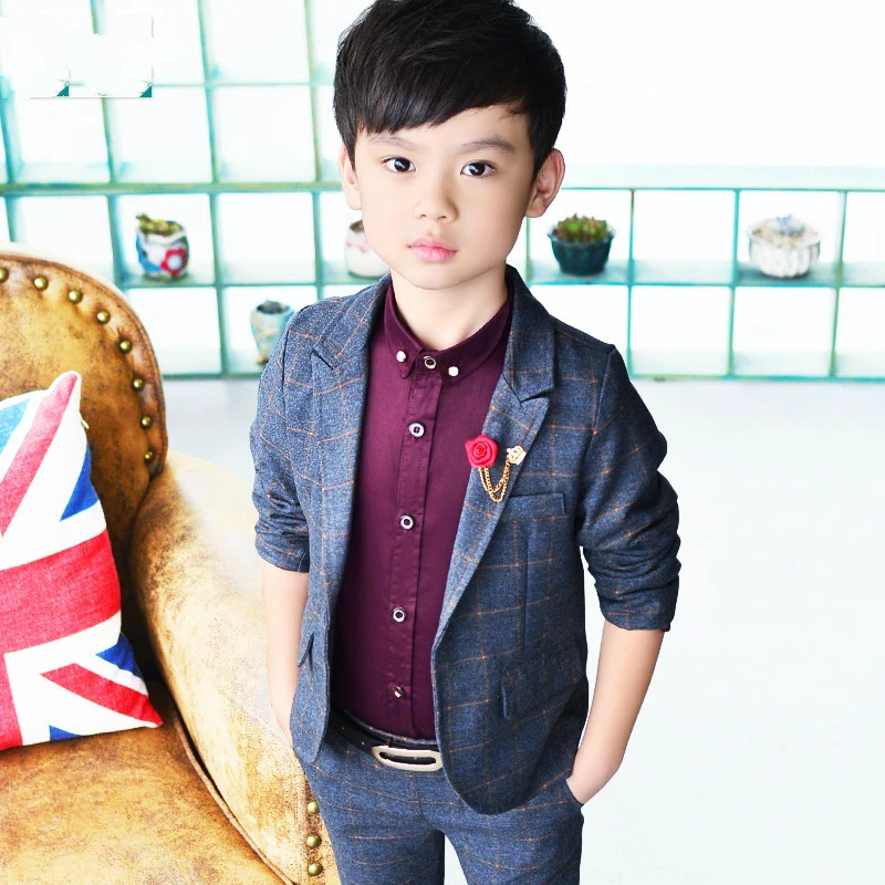 Детская одежда Детские комплекты для мальчиков осенний Детский костюм в