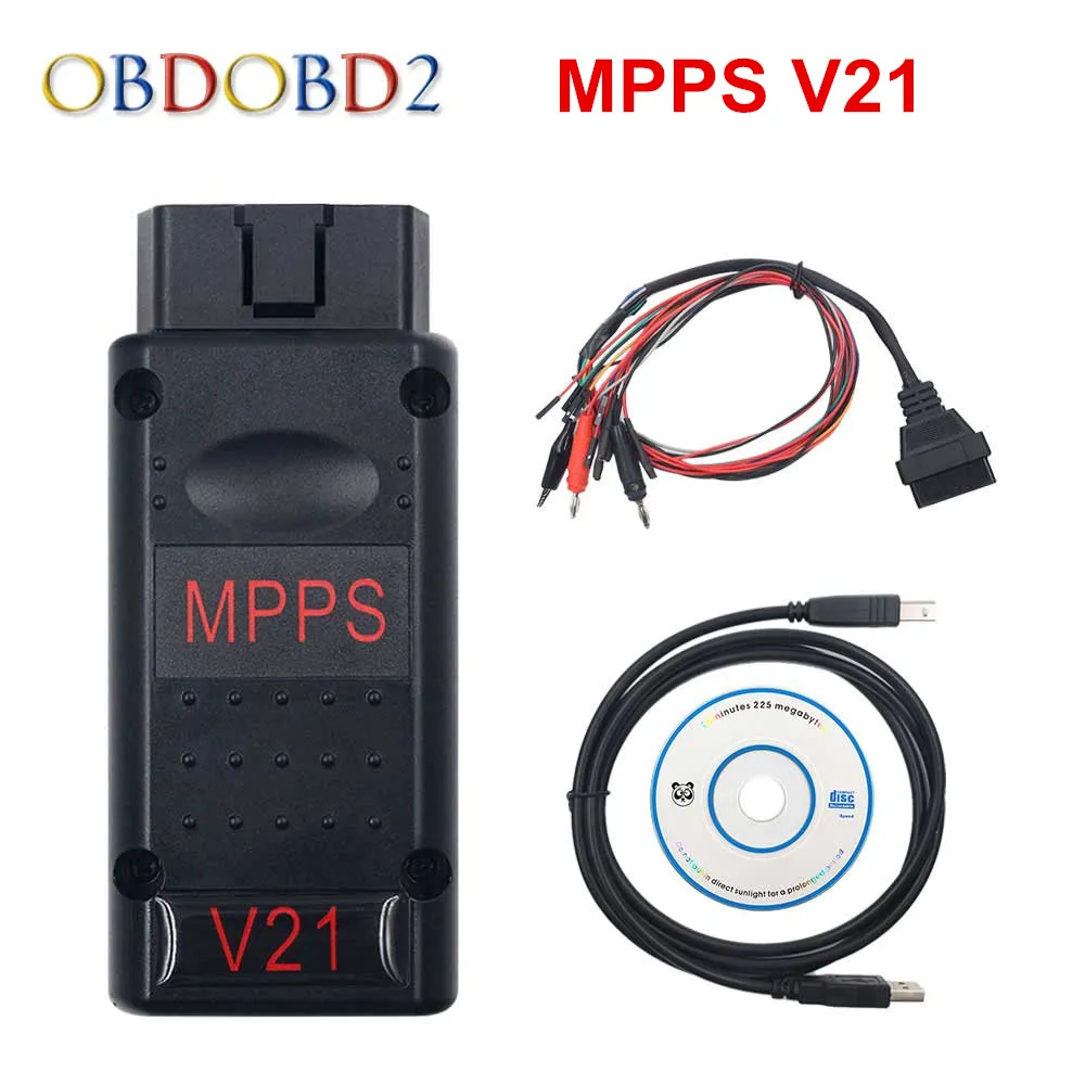 MPPS V21 чип с автонастройкой ЭБУ интерфейс V16 для EDC15 EDC16 EDC17 16 Многоязычный CAN Flasher Remap