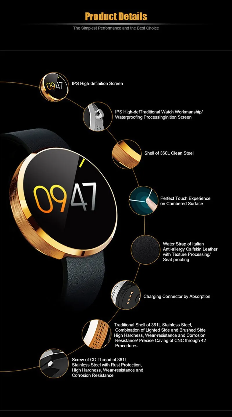 Водонепроницаемые Смарт часы DM360 с Bluetooth для IOS и Android|smart watch|watch for iossmartwatch smart watch |
