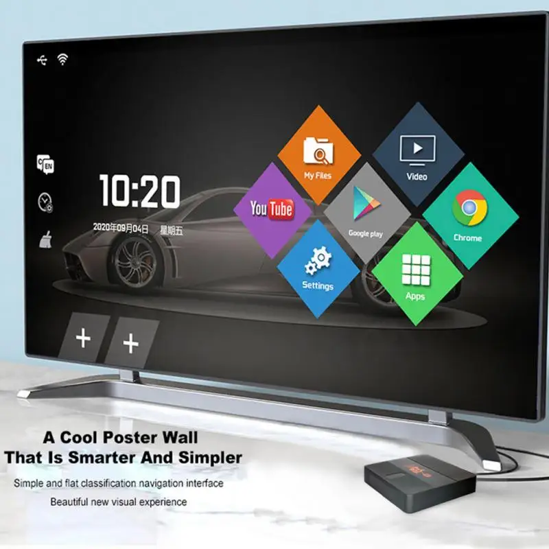 

4K Ultra HD S905W 2,4 WiFi TV Box Android 7,1 9,0