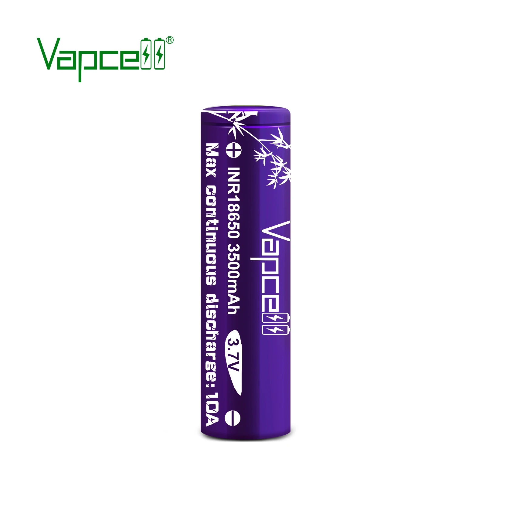 Купон на 1 доллар, высокое качество, Vapcell 18650, 3500 мА/ч, 10А, плоская/верхняя кнопка, перезаряжаемая батарея для фонарика