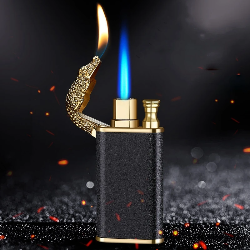 

Torch Turbine Gas Lighter Metal 1300C Jet Dibutane Men's Gadget Unusual Lighter Smoking Accessories