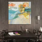 Картина на холсте с абстракцией цвета Милтон Авери, украшение для гостиной и дома, современные картины с блестками