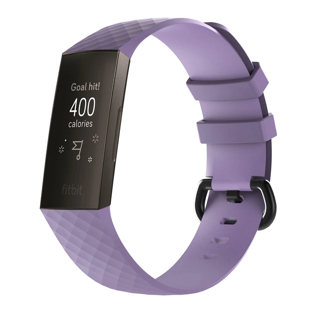 Смарт-часы ремешок для Fitbit заряд 3 спортивных игр на открытом воздухе, мягкий Замена TPU браслет ремешок для смарт-браслет ремень аксессуар