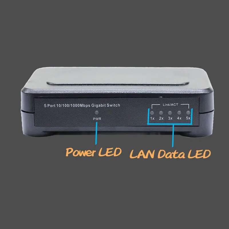 5 портов 1000 Мбит/с гигабитный переключатель сетевые переключатели оптотинная