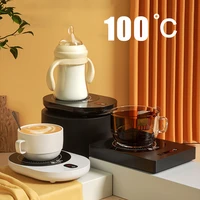 200w coffee mug warmer cup heater 100%c2%b0c hot tea maker warmer coaster mini induction cooker 5 gear heating pad for milk tea 220v