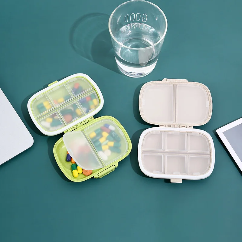 

8 Grids Travel Pill Organizer Moisture Proof Pills Box for Pocket Daily Pill Case Portable Medicine Vitamin Holder Container