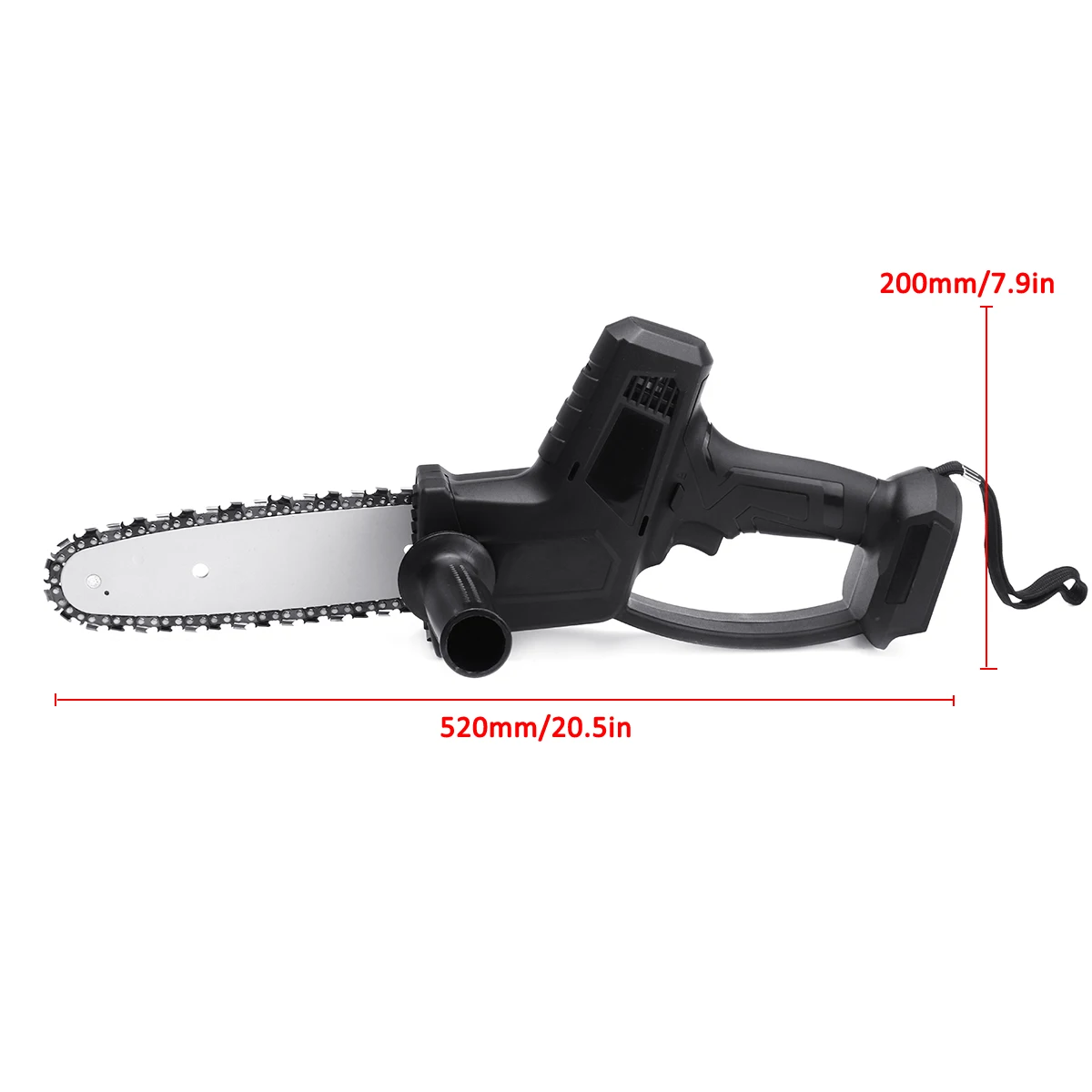

8 inch 1080W Electric Saw Chainsaw Wood Cutters Bracket Motor For Makita 18V Battery Power Tool Without Batterry