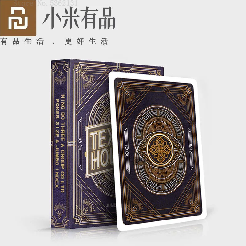 

Игральные карты Youpin, Техасский Холдем, настольная игра в покер, водонепроницаемые игровые карты для всей семьи, вечерние игровые карты для с...