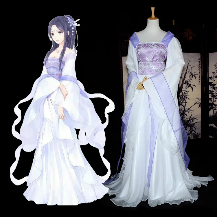 Игра Чудо Никки Лин Луо никоки из сериала World летний костюм принцессы Hanfu