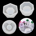Многоразовые 3D силиконовые формы для эпоксидной смолы, горшок для растений, бетон, цемент, глина, форма для изготовления смолы, свечей, мыла
