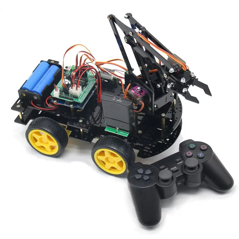 Горячая Новинка DIY meArm робот автомобиль на руку для Ardunio программа с PS