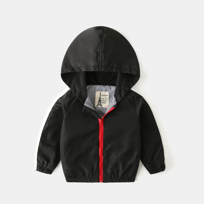 Тренчкот для мальчиков детская одежда с капюшоном детские пальто ветровка