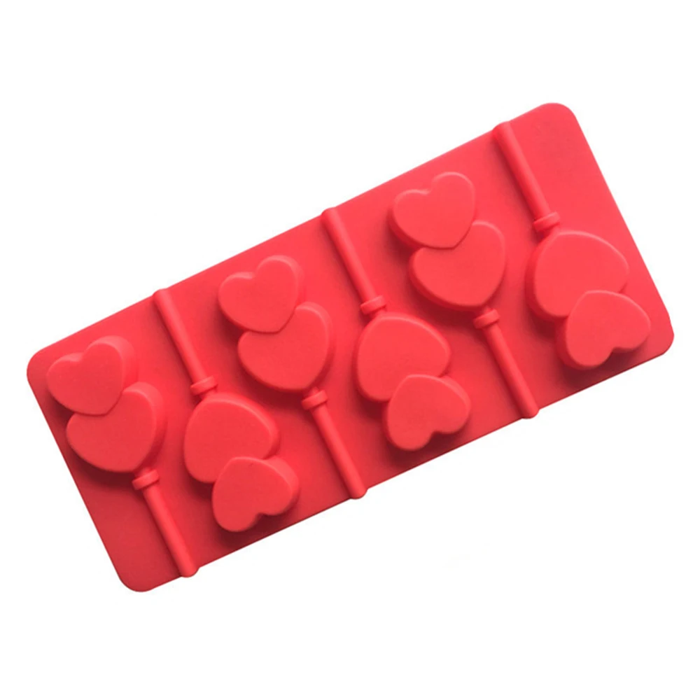 

Bake bakeware tool bear lolipops cake molds Round Heart Silicone mold Flower candy chocolate molds cake decorating form