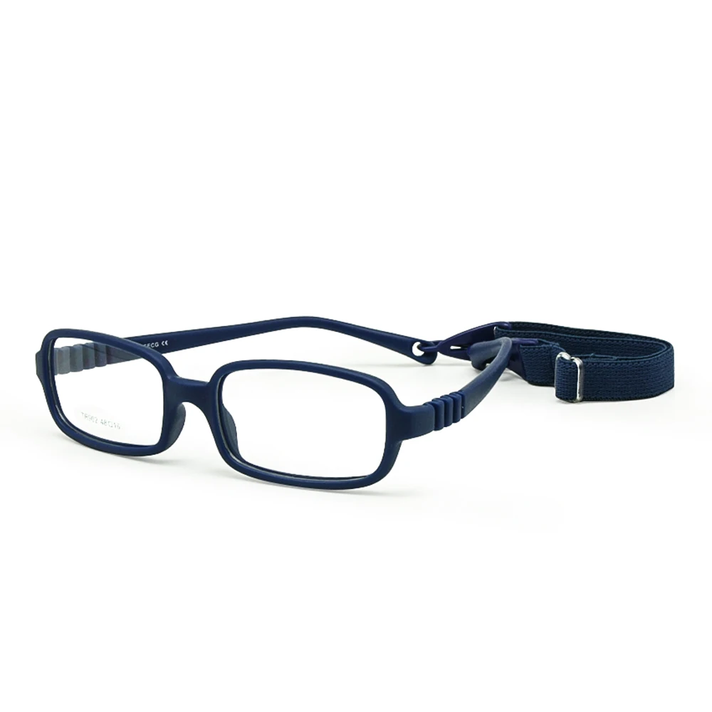 Детские оптические очки в оправе с ремешком размер 48 цельные детские шнуром