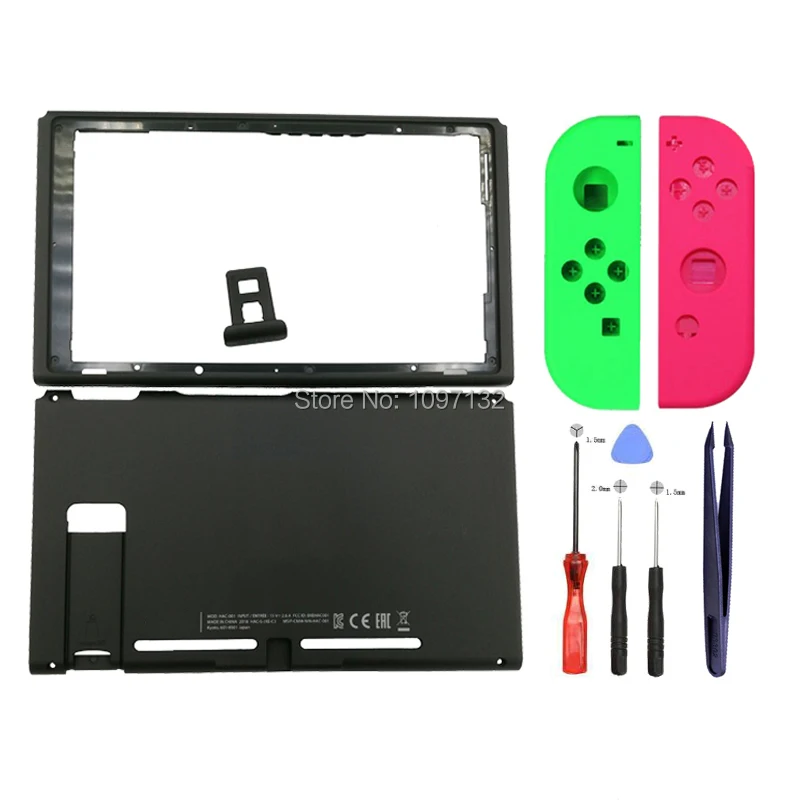 Запасная Передняя и задняя лицевая панель для Nintendo Switch NS игровая консоль Joy con