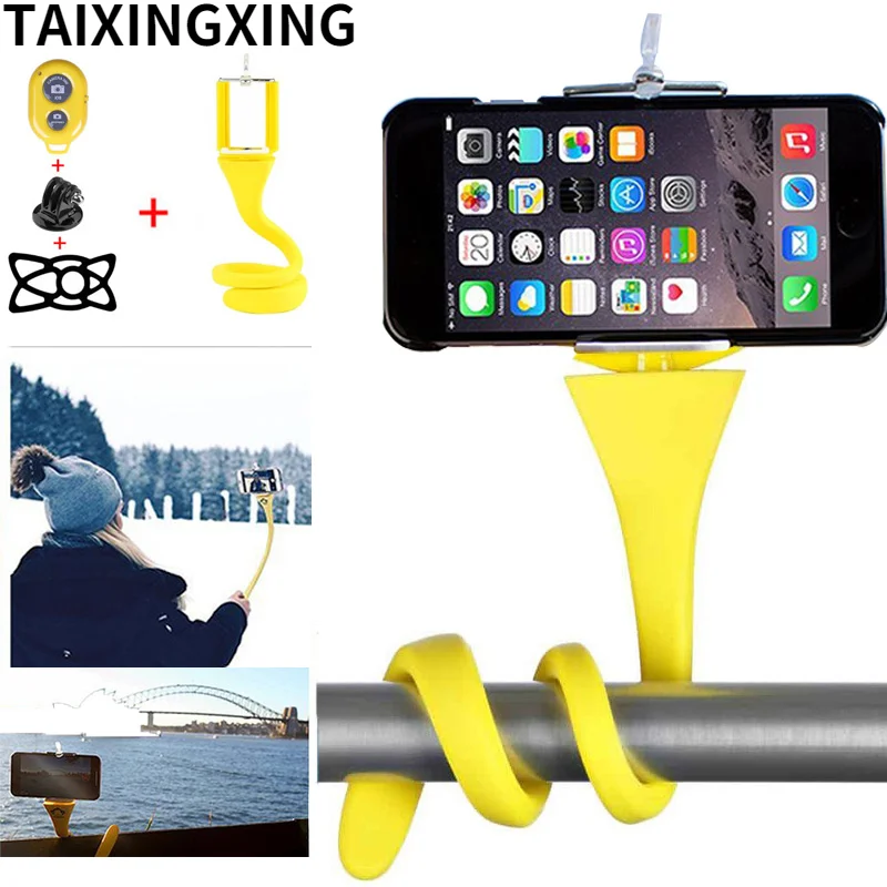 

Monkey Stick Pod - Flexible Camera Tripod Mount and Selfie Stick for Gopro SJCAM Xiao Yi Mi Action Camera and Smartphone
