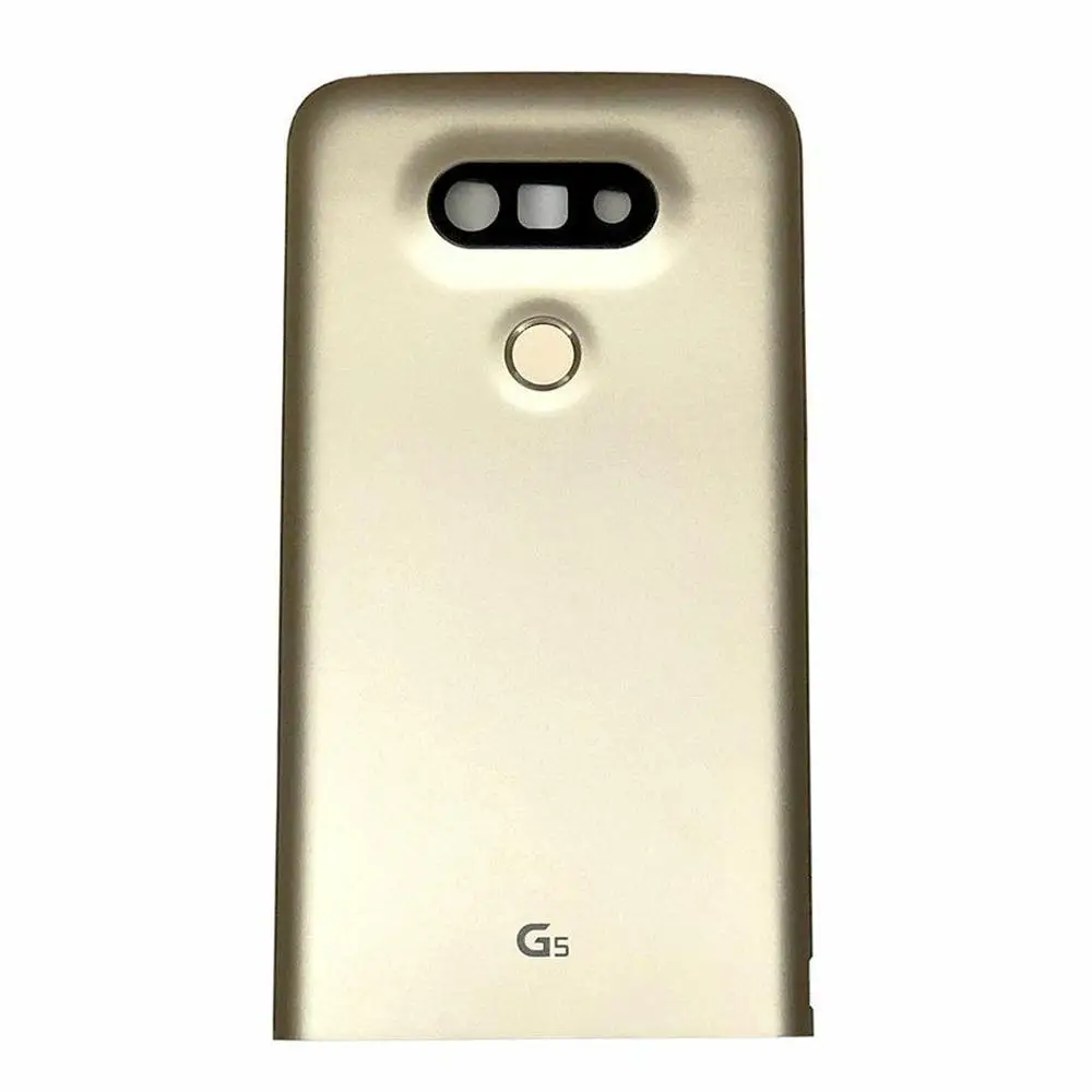 Батарея крышка с Камера объектив для LG G5 H850 H840 металлическая задняя Корпус Дверь