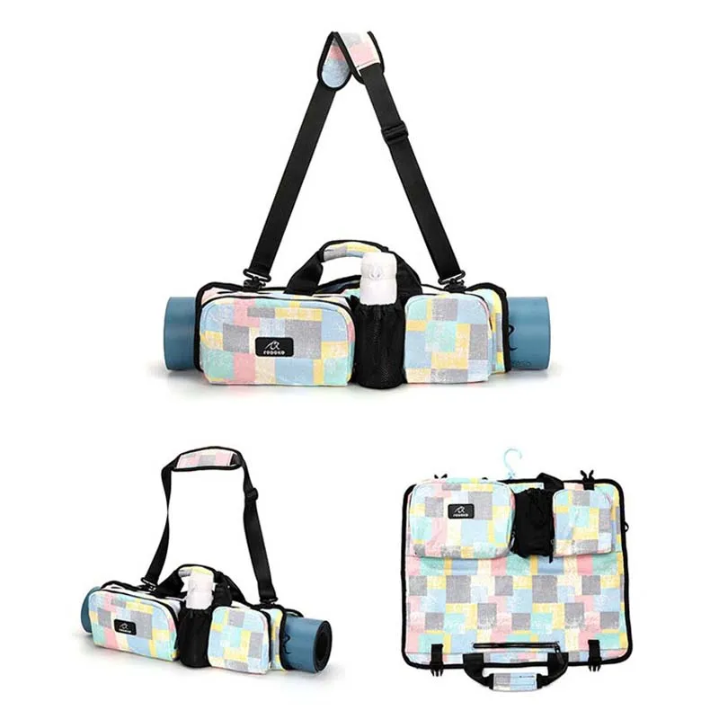 Портативная женская сумка для йоги, вместительный спортивный мешок на плечо, спортивный мессенджер для спортзала, фитнеса, пилатеса, йоги от AliExpress RU&CIS NEW