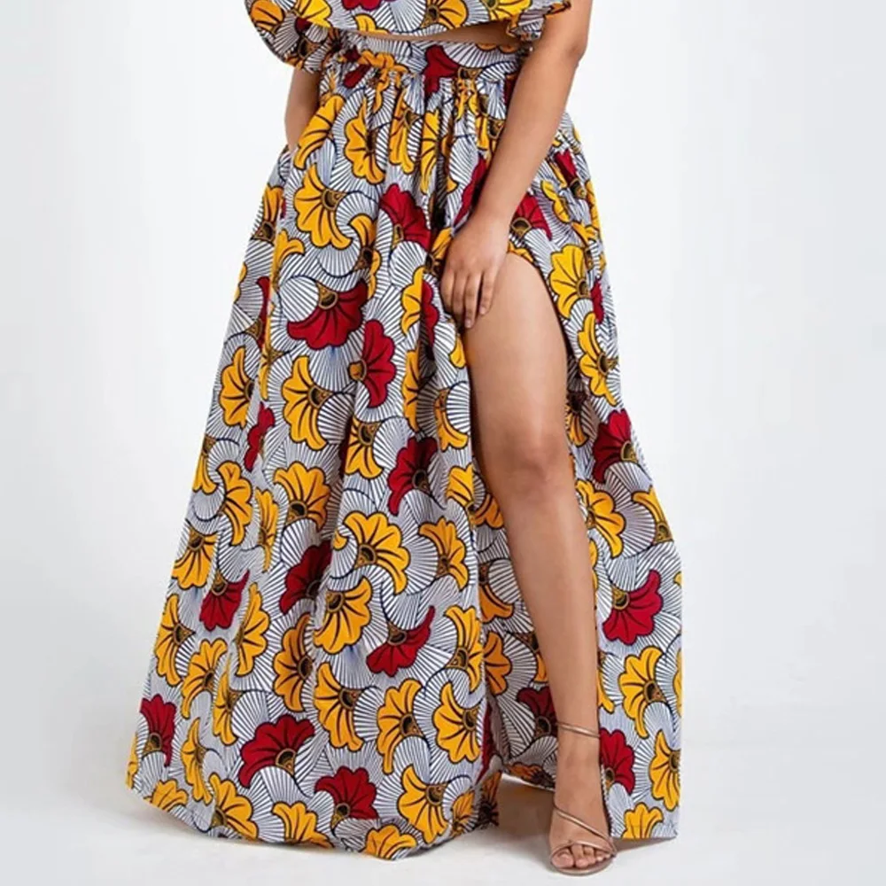 Африканская печать новинка 2020 Дашики базин вощеная одежда юбки с высокой талией