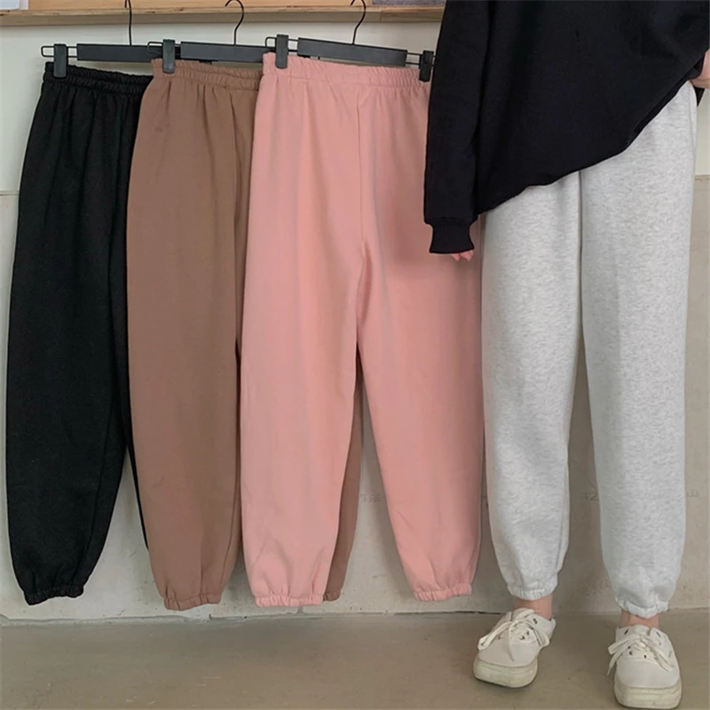 Повседневные спортивные брюки для детей на осень и зиму плюс бархатные плотные