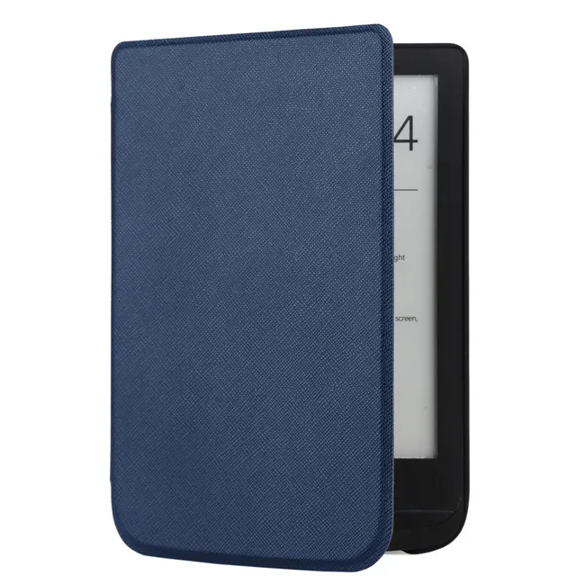 dark blue GLIGLE 100 шт./лот тонкий защитный чехол для Pocketbook 627 616 632 чехол для электронной книги Pocketbook Touch Lux 4/Basic Lux 2 - Цвет: dark blue