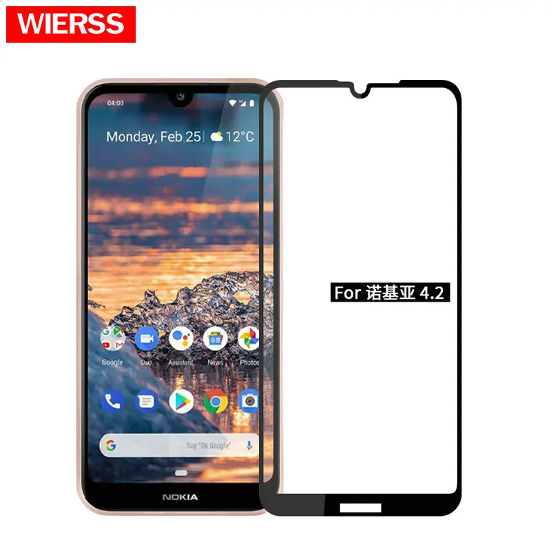 Для Nokia 2 4 3 9D 6D 5D полное клеевое покрытие закаленное стекло Защита экрана чехол