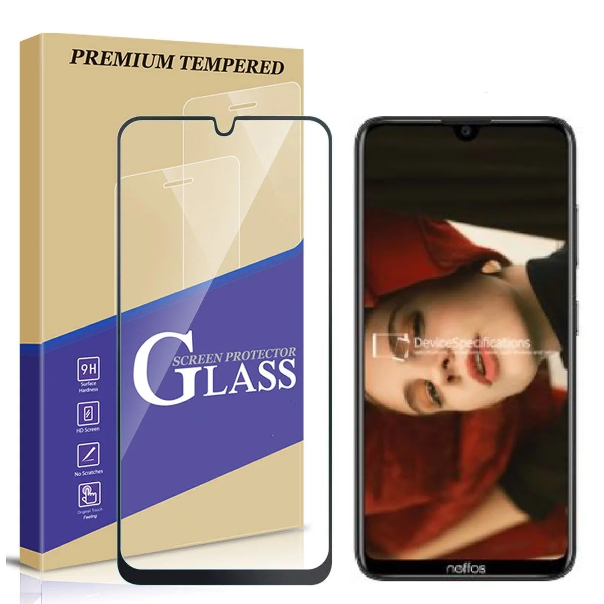 3D полное покрытие Tmpered стеклянная защитная пленка HD 9H протектор экрана для TP Link
