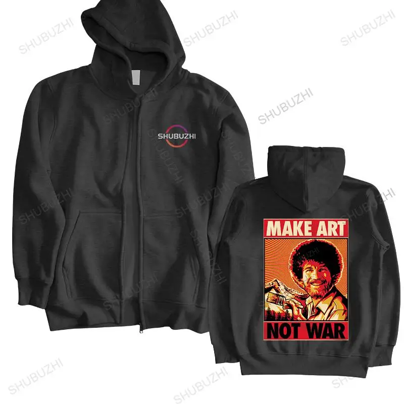 

Men hoody Bob Ross Inc Make Art Multi-size funny hoodie novelty hoodies man black cotton male top sweatshirt drop shipping